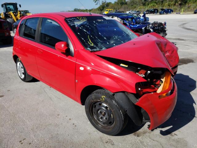 CHEVROLET AVEO BASE 2007 with VIN KL1TD66677B695034 - Photo from auction