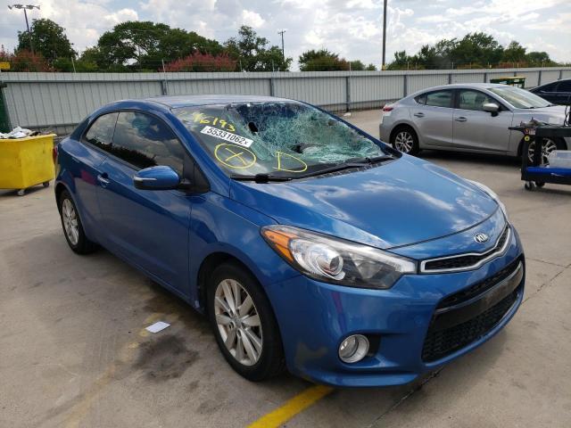 KIA FORTE EX 2014 with VIN KNAFX6A89E5246193 - Photo from auction