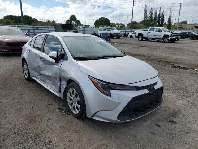 TOYOTA COROLLA LE 2021 with VIN 5YFEPMAE6MP147244 - Photo from auction