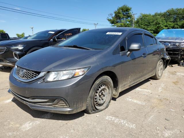 Photo 2 from auction – 2013 HONDA CIVIC LX with VIN 19XFB2F56DE083613