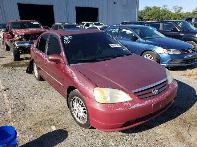 HONDA CIVIC 2002 with VIN 2HGES26862H501628 - Photo from auction