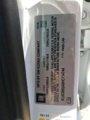 Photo 10 from auction – 2017 CHEVROLET SPARK LS with VIN KL8CB6SA9HC754744