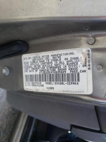 Photo 10 from auction – 2000 TOYOTA CAMRY CE with VIN 4T1BG22K4YU625029