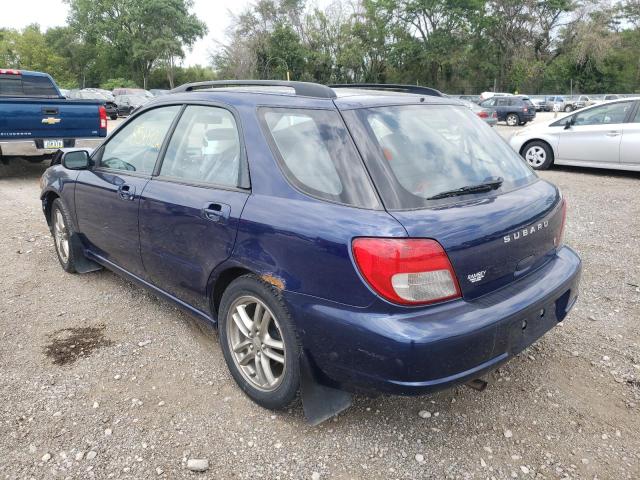 Photo 3 from auction – 2002 SUBARU IMPREZA TS with VIN JF1GG65552H832025