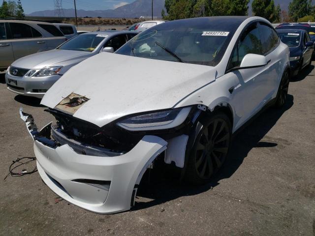 Photo 2 from auction – 2022 TESLA MODEL X with VIN 7SAXCDE52NF338609