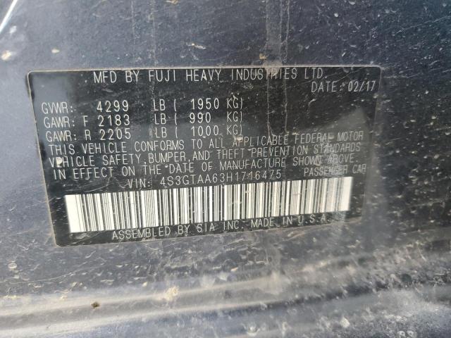 Photo 10 from auction – 2017 SUBARU IMPREZA with VIN 4S3GTAA63H1716475
