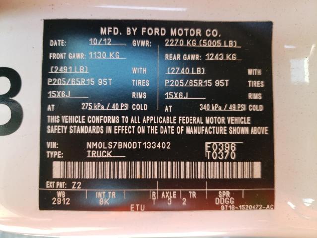 Photo 10 from auction – 2013 FORD TRANSIT CO with VIN NM0LS7BN0DT133402