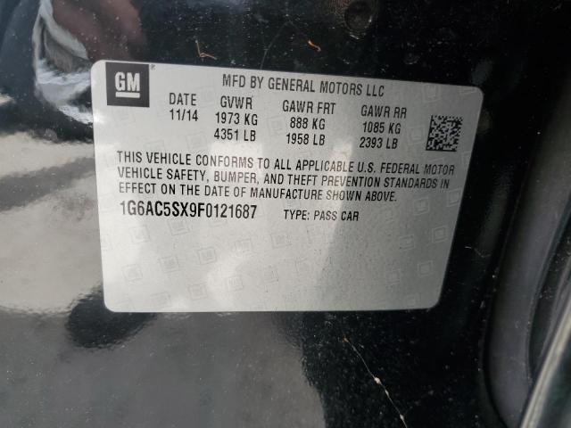 Photo 10 from auction – 2015 CADILLAC CTS PREMIU with VIN 1G6AC5SX9F0121687