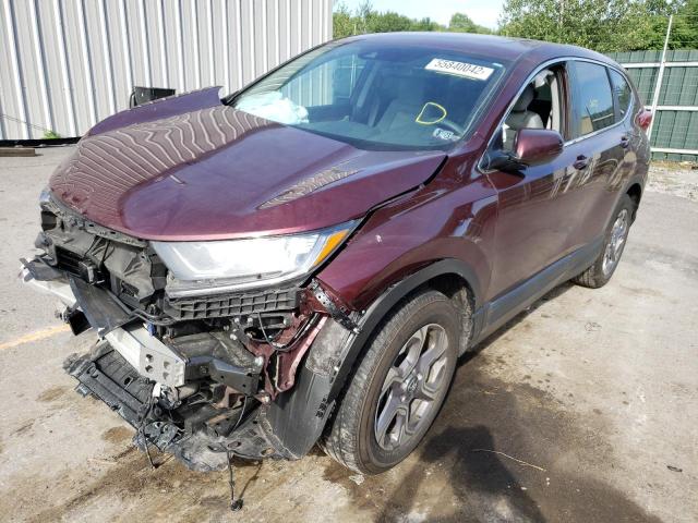 Photo 2 from auction – 2019 HONDA CR-V EX with VIN 7FARW2H53KE047128