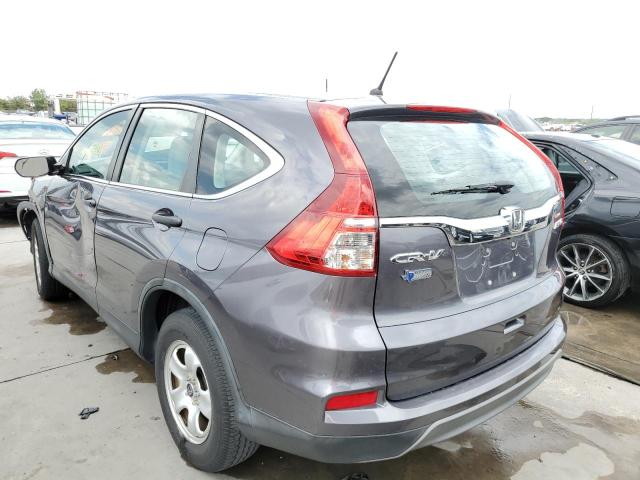 Photo 3 from auction – 2015 HONDA CR-V LX with VIN 5J6RM4H30FL024866