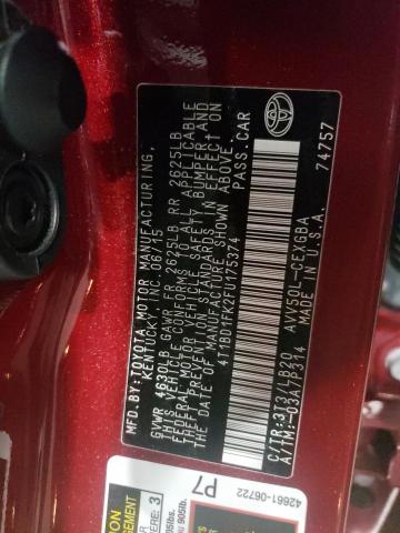 Photo 10 from auction – 2015 TOYOTA CAMRY HYBR with VIN 4T1BD1FK2FU175374