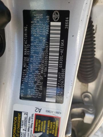 Photo 10 from auction – 2011 TOYOTA AVALON BAS with VIN 4T1BK3DB0BU394977