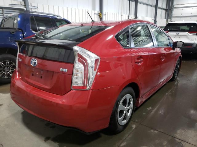 Photo 4 from auction – 2015 TOYOTA PRIUS with VIN JTDKN3DU6F0456246