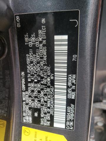 Zdjęcie 10 z aukcji – 2009 TOYOTA HIGHLANDER z VIN JTEES42AX92125467