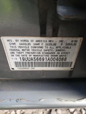 Photo 10 from auction – 2001 ACURA 3.2TL with VIN 19UUA56691A004066