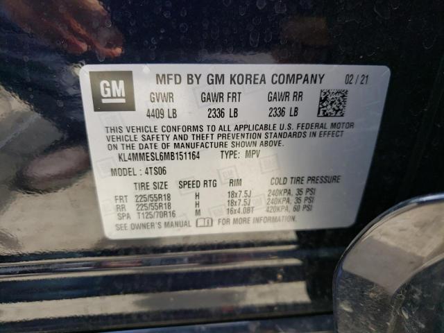Photo 10 from auction – 2021 BUICK ENCORE GX with VIN KL4MMESL6MB151164