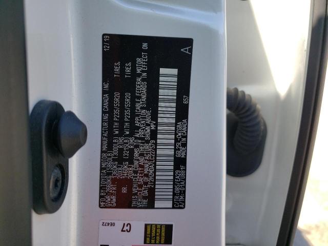Photo 10 from auction – 2020 LEXUS RX 350 with VIN 2T2HZMDA7LC227579