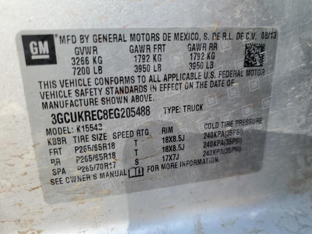 Photo 10 from auction – 2014 CHEVROLET SILVERADO with VIN 3GCUKREC8EG205488