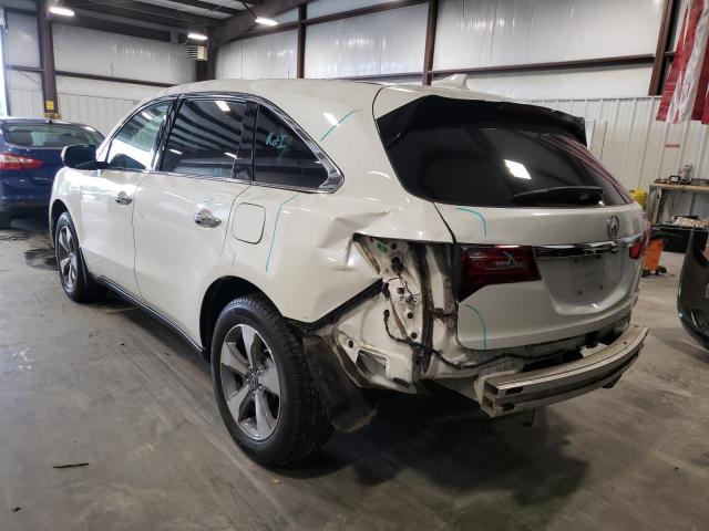 Photo 3 from auction – 2016 ACURA MDX with VIN 5FRYD3H29GB019199