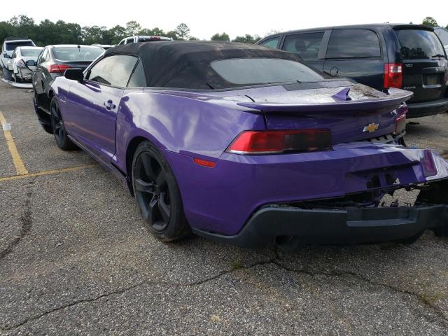 Photo 3 from auction – 2015 CHEVROLET CAMARO LT with VIN 2G1FD3D34F9162595