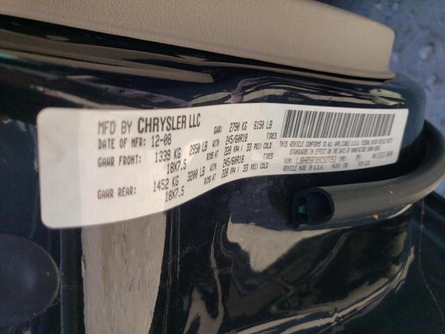 Photo 10 from auction – 2009 JEEP GRAND CHER with VIN 1J8HR58T99C527253