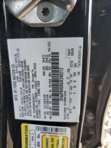 Zdjęcie 10 z aukcji – 2016 FORD FUSION SE z VIN 3FA6P0HD0GR240212