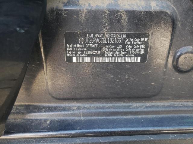 Photo 10 from auction – 2013 SUBARU XV CROSSTR with VIN JF2GPACC6D1821661