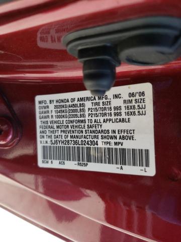 Photo 10 from auction – 2006 HONDA ELEMENT EX with VIN 5J6YH28736L024304
