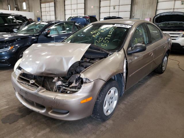 Photo 2 from auction – 2002 DODGE NEON with VIN 1B3ES26C92D584957