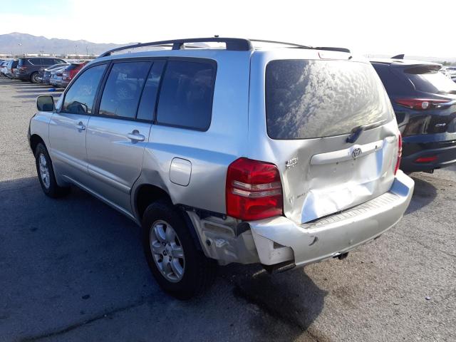 Photo 3 from auction – 2002 TOYOTA HIGHLANDER with VIN JTEHF21A820056786