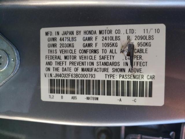 Photo 10 from auction – 2011 ACURA TSX with VIN JH4CU2F63BC000793