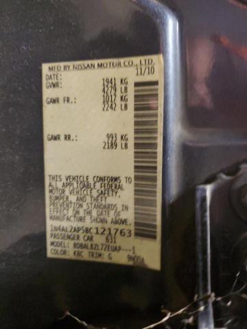 Photo 10 from auction – 2011 NISSAN ALTIMA BAS with VIN 1N4AL2AP5BC121763