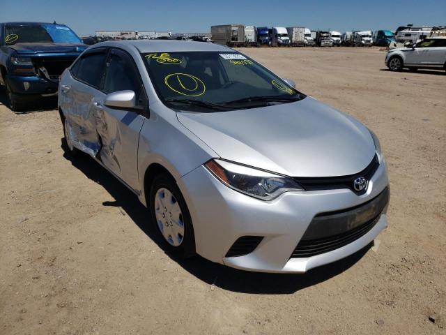 TOYOTA COROLLA L 2016 with VIN 5YFBURHE0GP549537 - Photo from auction