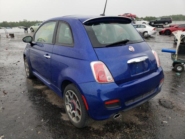 Photo 3 from auction – 2012 FIAT 500 SPORT with VIN 3C3CFFBR4CT280639