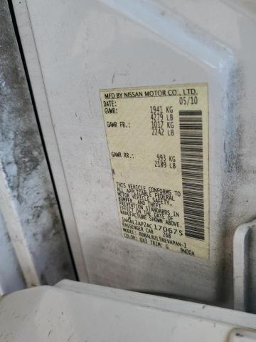 Photo 10 from auction – 2010 NISSAN ALTIMA BAS with VIN 1N4AL2AP2AC170675