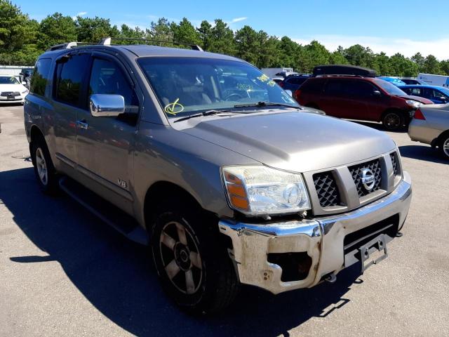 NISSAN ARMADA 2007 with VIN 5N1AA08C27N723566 - Photo from auction