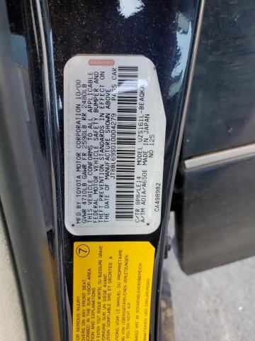 Photo 10 from auction – 2001 LEXUS GS 430 with VIN JT8BL69S010004279