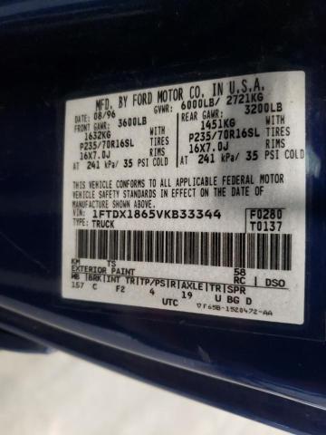 Photo 10 from auction – 1997 FORD F150 with VIN 1FTDX1865VKB33344