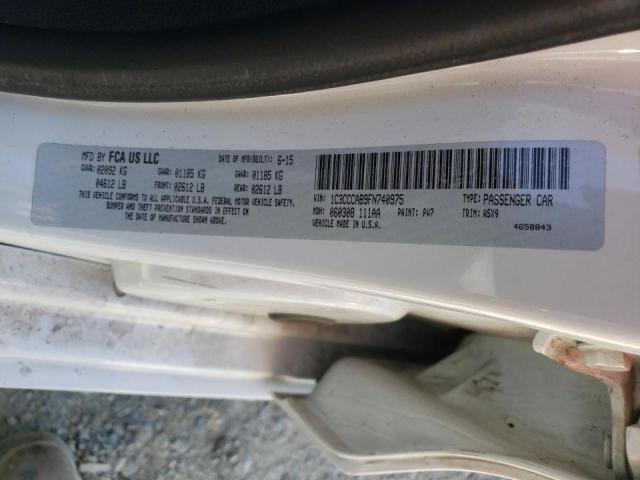 Photo 10 from auction – 2015 CHRYSLER 200 LIMITE with VIN 1C3CCCAB9FN740975