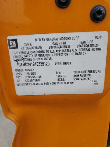 Photo 10 from auction – 2001 GMC SIERRA C25 with VIN 1GTHC24191E329129