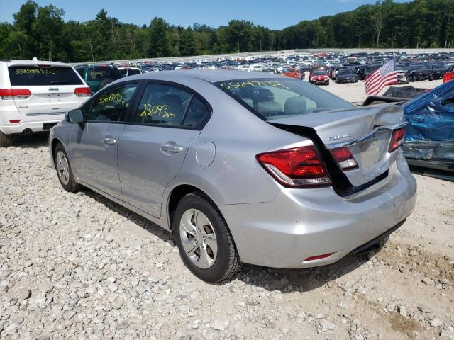 Photo 3 from auction – 2015 HONDA CIVIC LX with VIN 19XFB2F59FE231658
