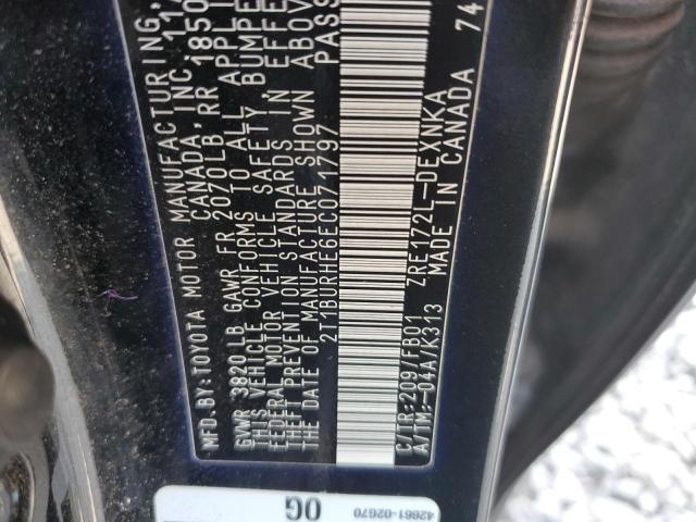 Photo 10 from auction – 2014 TOYOTA COROLLA L with VIN 2T1BURHE6EC071797
