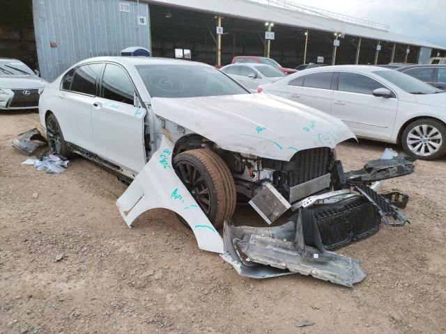 BMW 740 I 2021 with VIN WBA7T2C08MCE54644 - Photo from auction