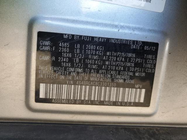Photo 10 from auction – 2012 SUBARU OUTBACK 2. with VIN 4S4BRCAC8C3301350