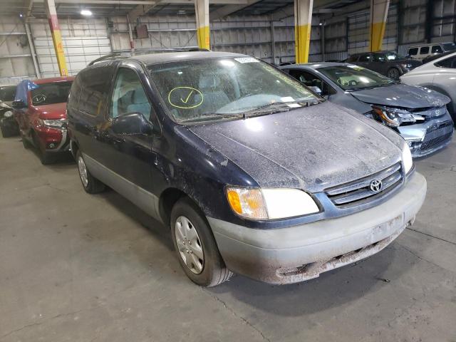 TOYOTA SIENNA 2001 with VIN 4T3ZF13C91U358728 - Photo from auction