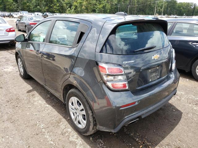 Photo 3 from auction – 2020 CHEVROLET SONIC with VIN 1G1JG6SB0L4127211