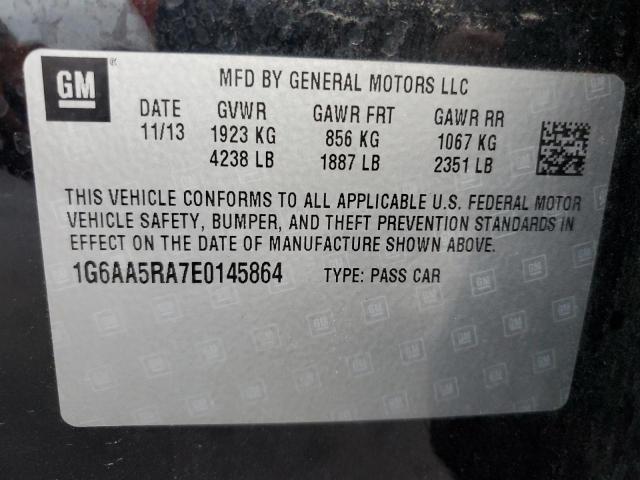Photo 10 from auction – 2014 CADILLAC ATS with VIN 1G6AA5RA7E0145864