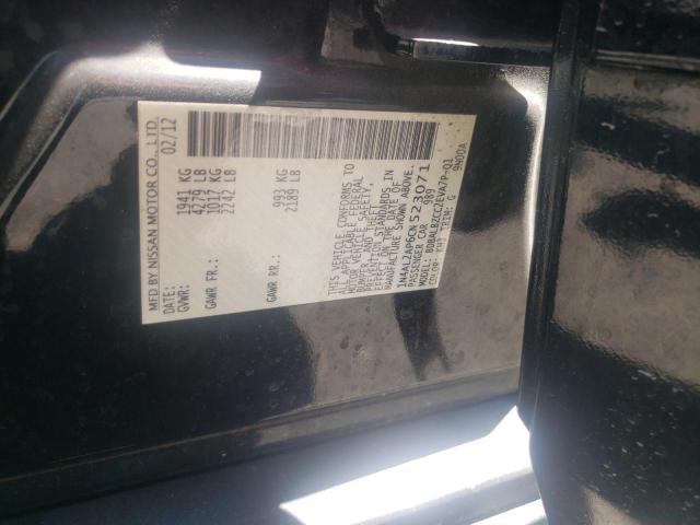 Photo 10 from auction – 2012 NISSAN ALTIMA BAS with VIN 1N4AL2AP6CN523071