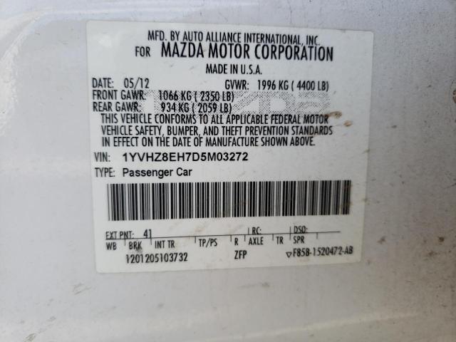 Photo 10 from auction – 2013 MAZDA 6 TOURING with VIN 1YVHZ8EH7D5M03272