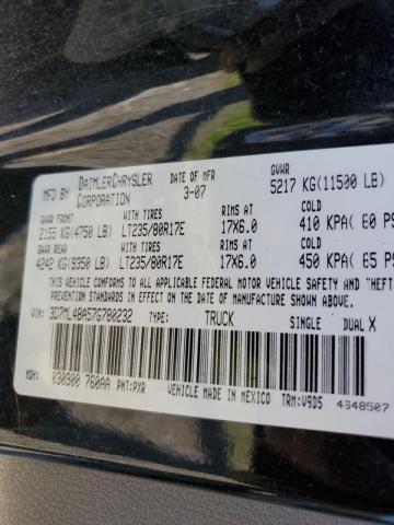 Photo 10 from auction – 2007 DODGE RAM 3500 S with VIN 3D7ML48A57G780232